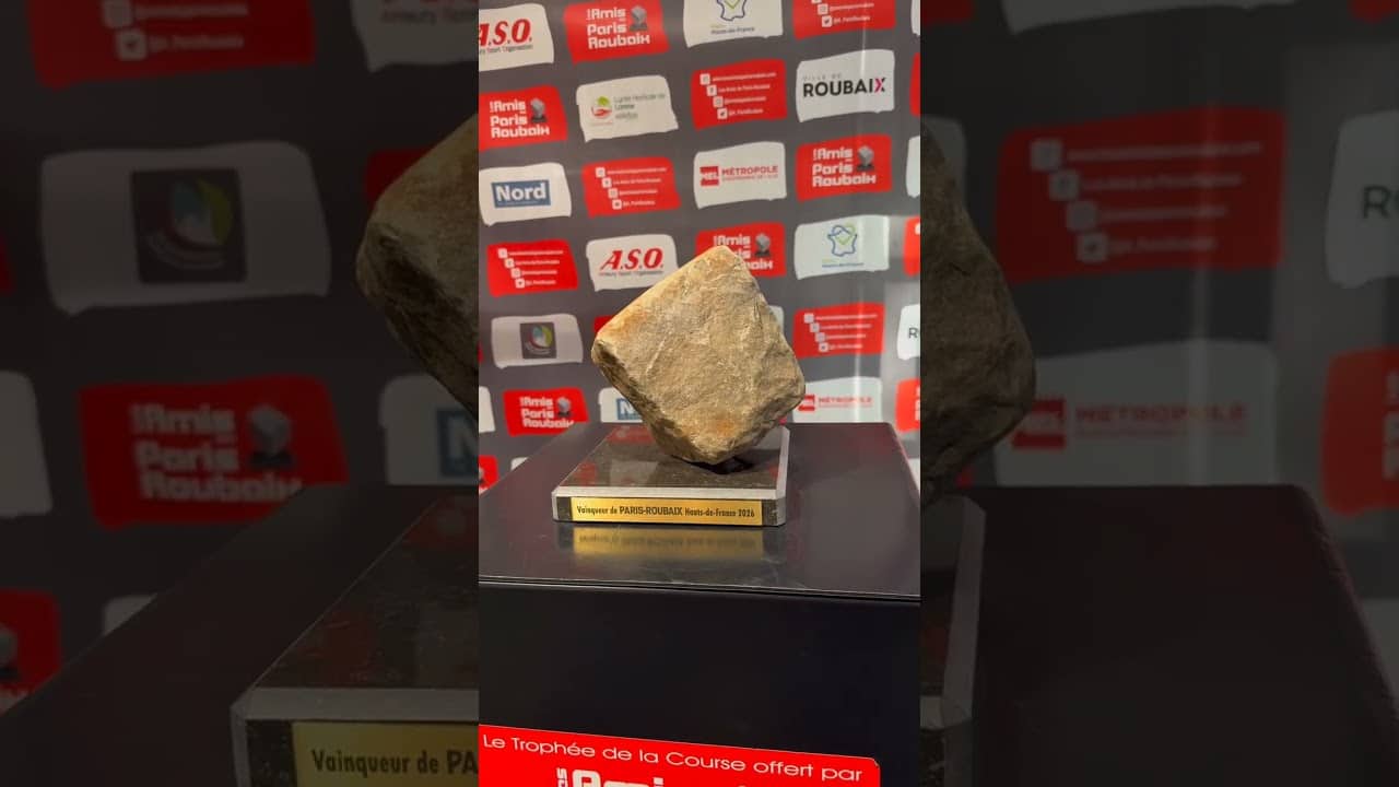 The Sacred Cobble Trophy From Paris-Roubaix