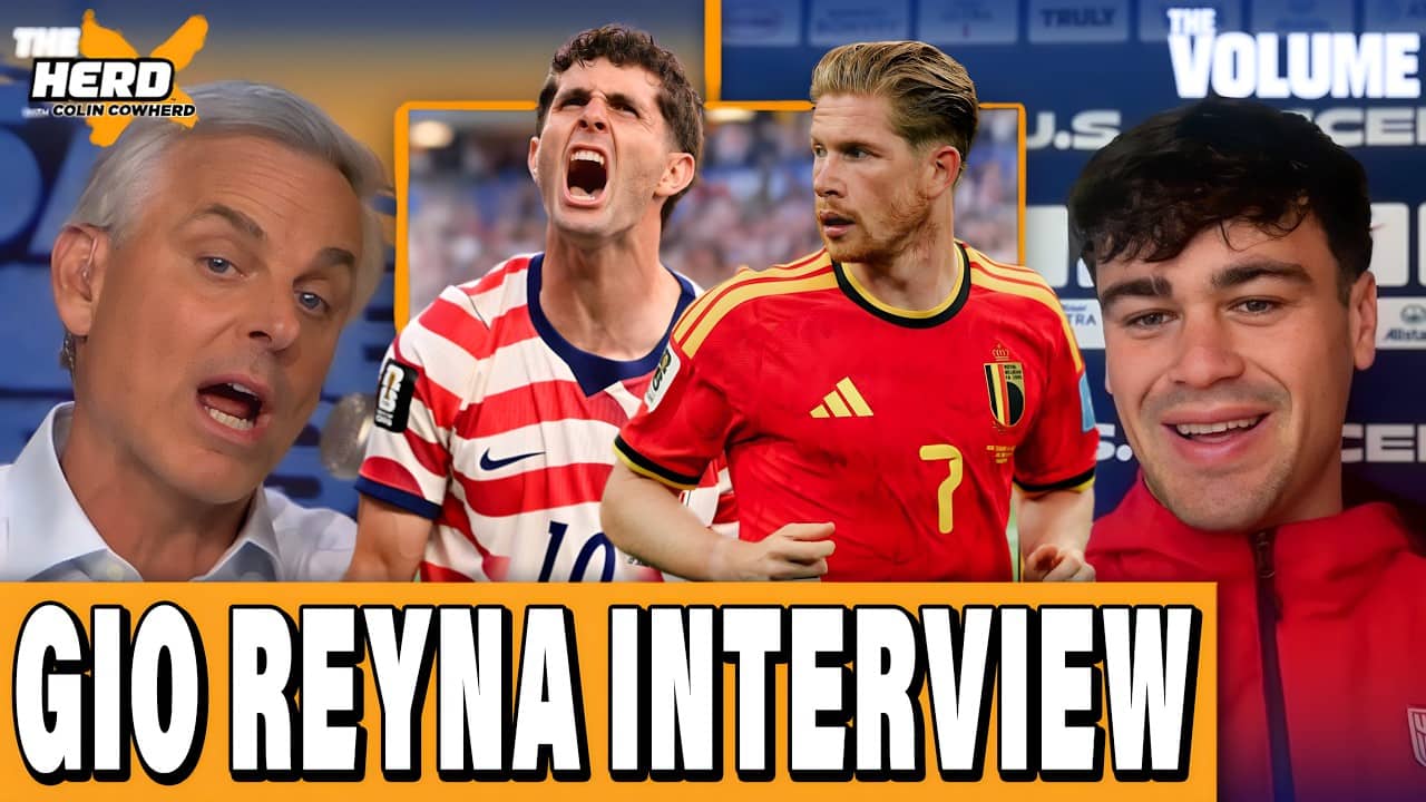 Colin Cowherd & Gio Reyna talk USA-Belgium, Balogun red card + MASSIVE World Cup ratings | THE HERD