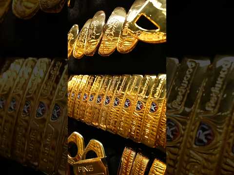 51 putters in the Vault and more than 10 different models. #LeeWestwood #gold