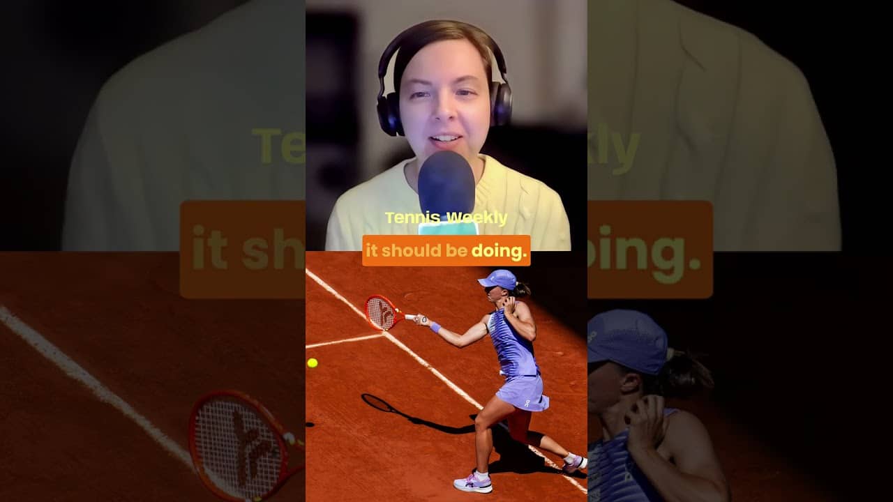 Does Iga Swiatek need a sports physcologist that isn't Daria Abramowicz? #igaswiatek #rolandgarros