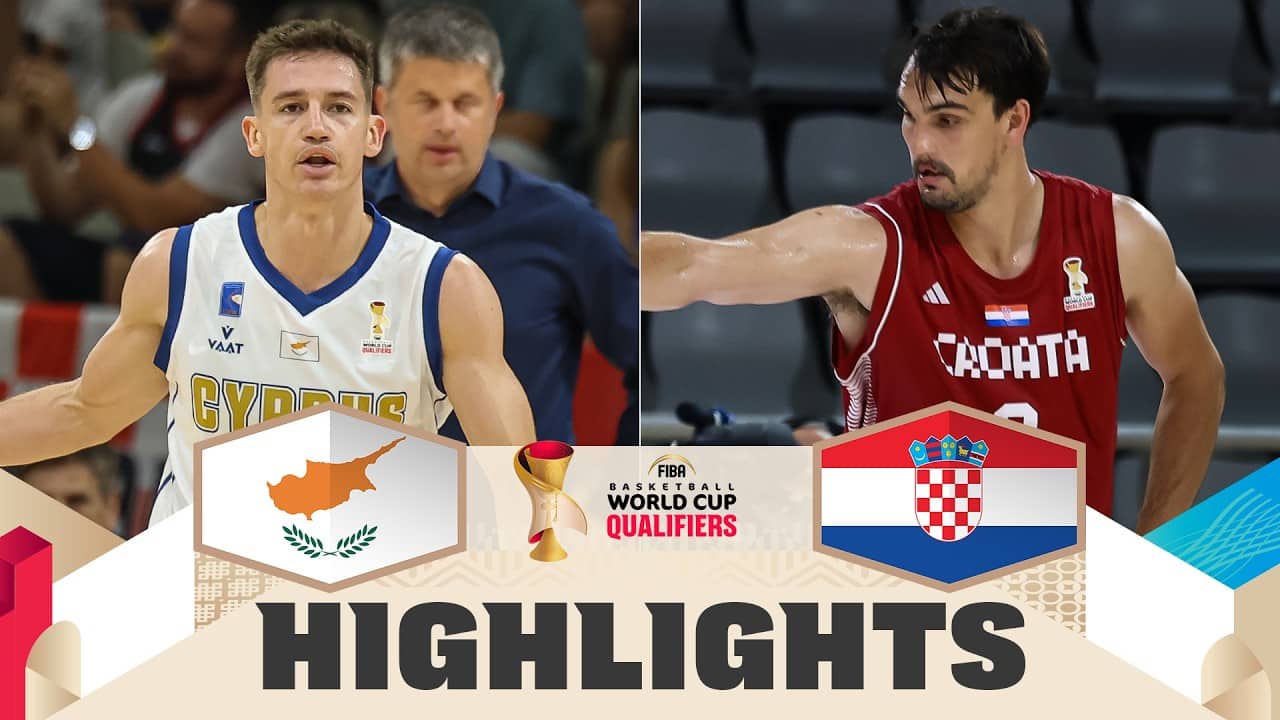 Cyprus 🇨🇾 v Croatia 🇭🇷 | Highlights | FIBA Basketball World Cup 2027 European Qualifiers