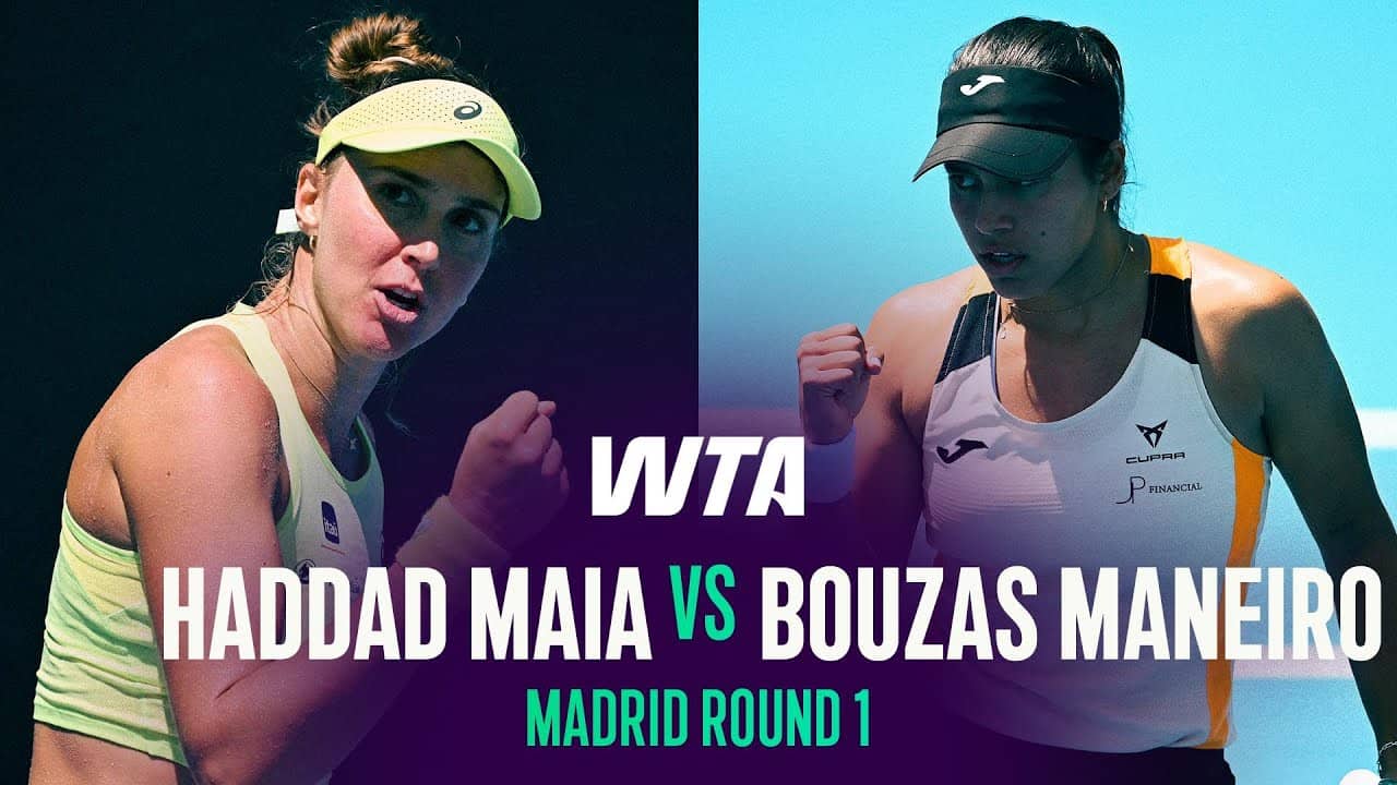 Beatriz Haddad Maia vs. Jessica Bouzas Maneiro | 2026 Madrid Round 1 | WTA Match Highlights