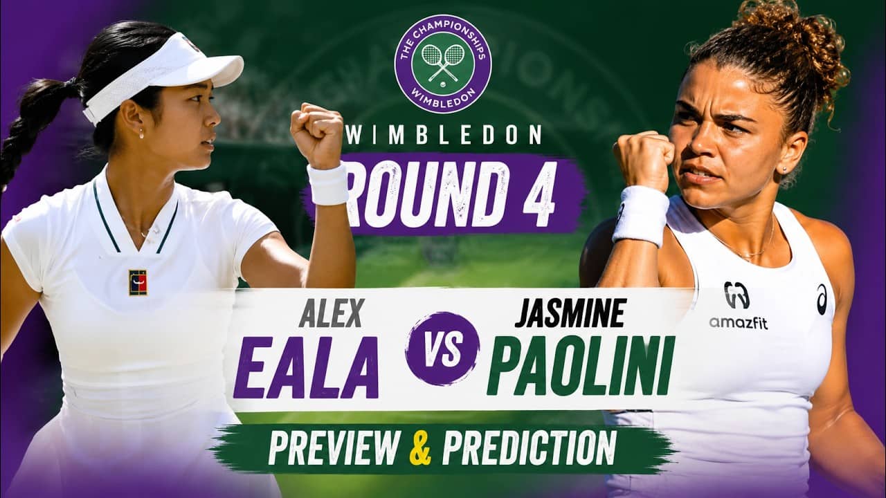Alex Eala vs Jasmine Paolini | Wimbledon 2026 Round 4 | Preview & Prediction