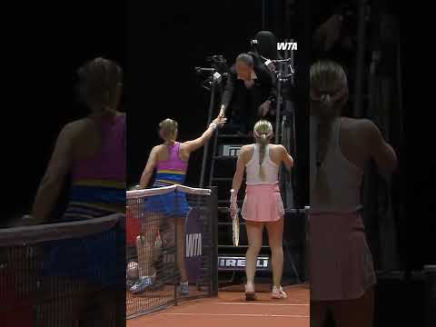 Pinpoint precision 📌 #wta #porschetennis #ekaterinaalexandrova
