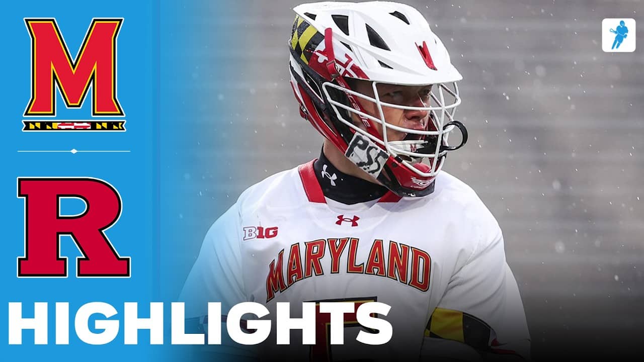 Maryland vs Rutgers | NCAA College Lacrosse | Highlights - April 25, 2026
