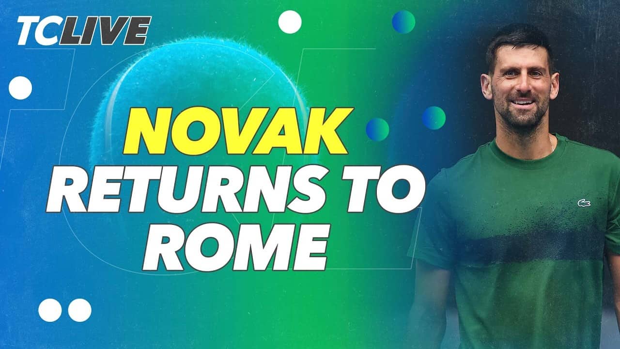 Novak Djokovic Returns to Clay in Rome 🤌 | TC Live