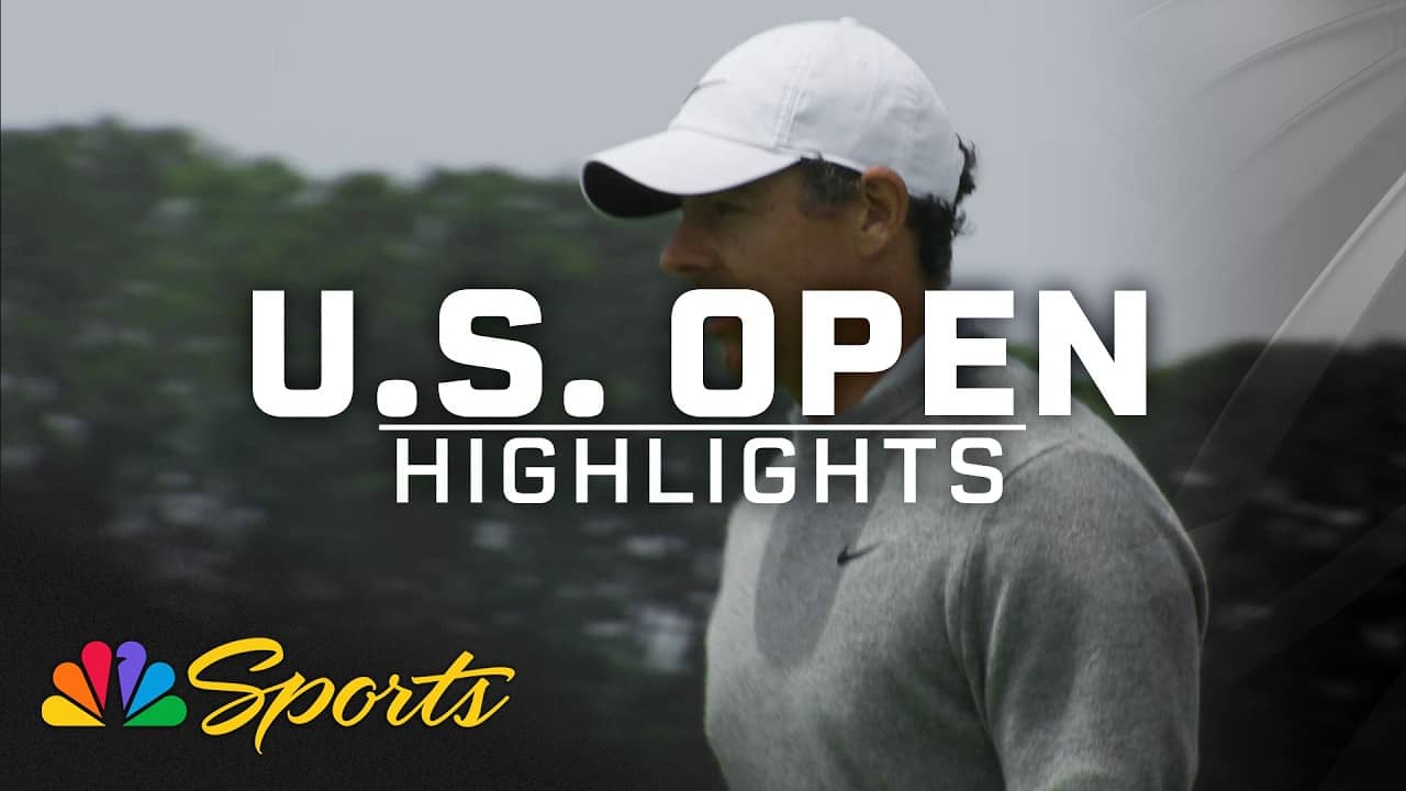 Rory McIlroy nets wild par save after pair of errant shots at 126th U.S. Open | Golf on NBC Sports