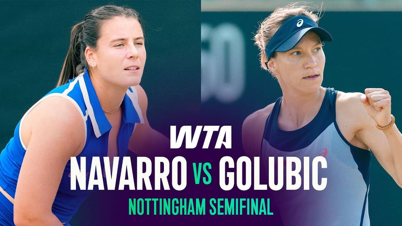 Emma Navarro vs. Viktorija Golubic | 2026 Nottingham Semifinal | WTA Match Highlights