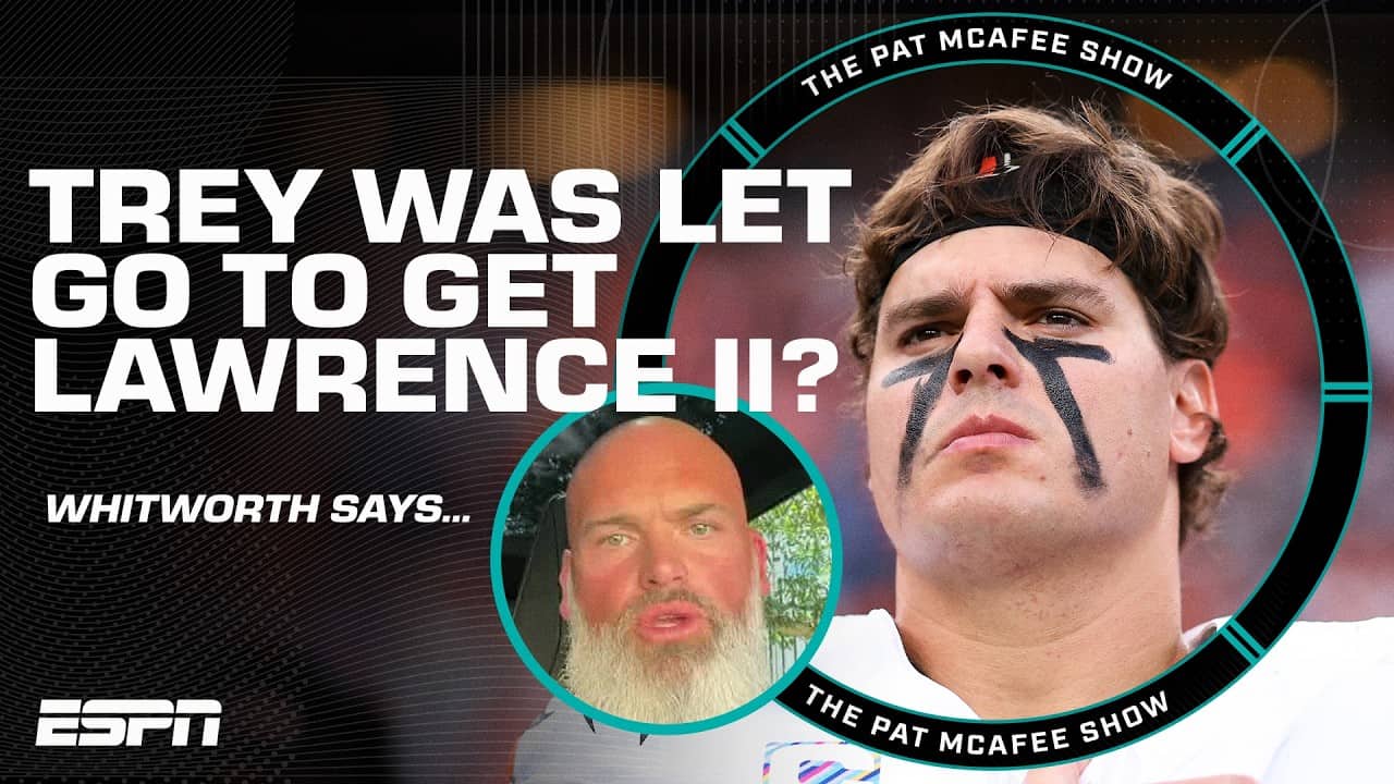 Hendrickson or Lawrence II? Andrew Whitworth chimes in on the Bengals' moves 👀 | The Pat McAfee Show