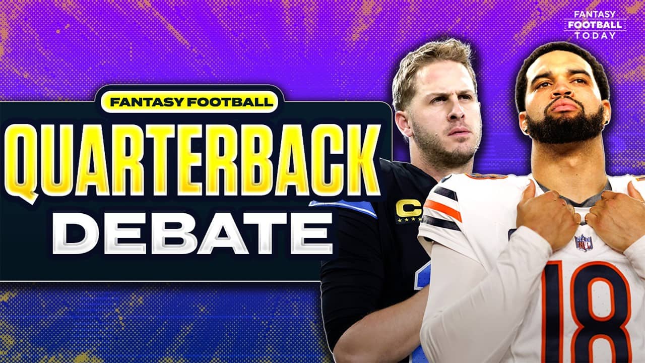 Adam and Heath FACE-OFF! Jared Goff vs Caleb Williams | 2026 Fantasy Football Advice
