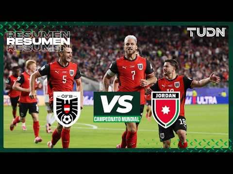 Austria impone condiciones y vence a Jordania | TUDN
