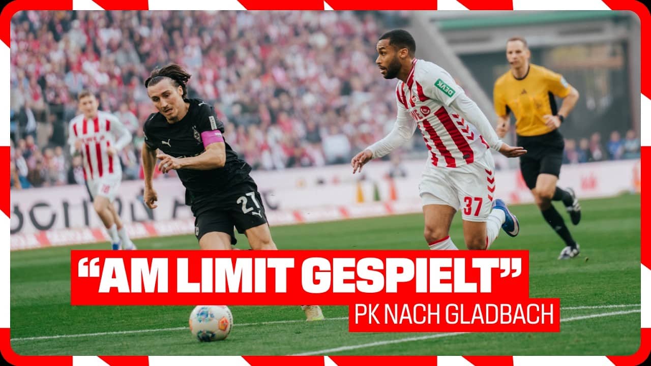 "Wir haben am Limit gespielt" - Pressekonferenz nach Gladbach | 1. FC Köln - BMG 3:3