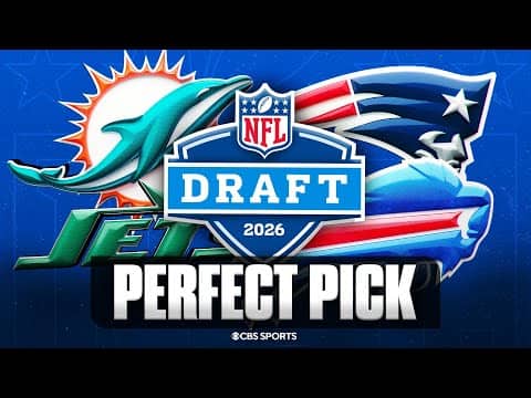 The PERFECT NFL draft pick for every AFC North team | Jets, Dolphins, Bills, Patriots