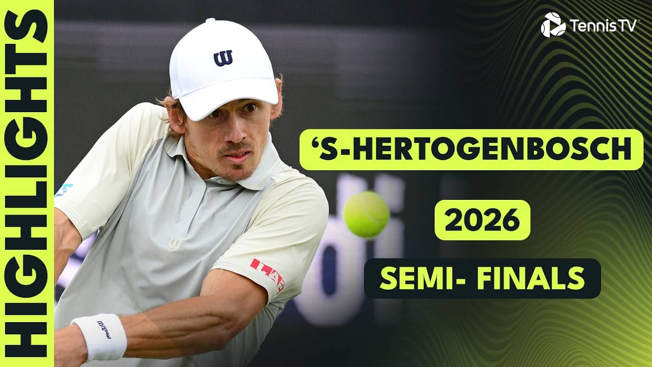 Medvedev Battles Majchrzak, De Minaur vs Mannarino | ’S-Hertogenbosch 2026 Semi-Final Highlights