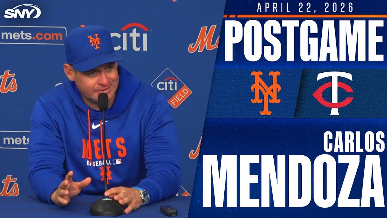 Carlos Mendoza on Mets win to snap 12-game skid: 'Nice to get that one.'