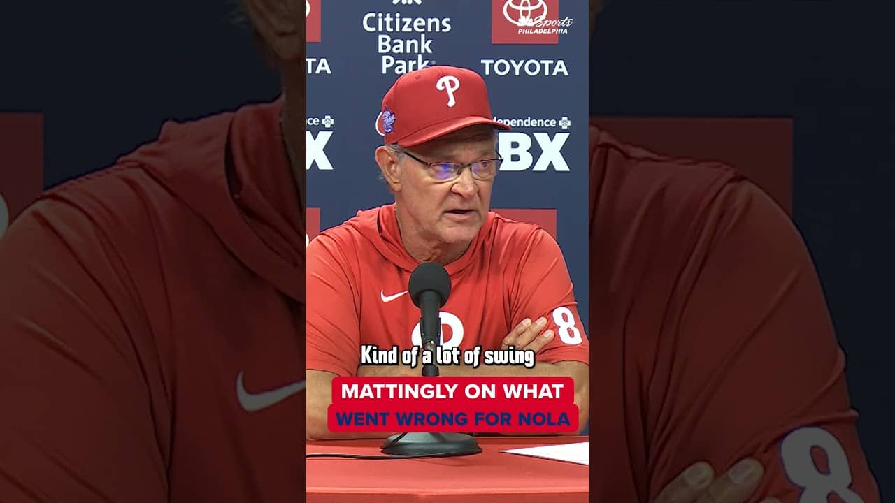 Don Mattingly not too sure what changed with Aaron Nola as his start rolled on 🤔