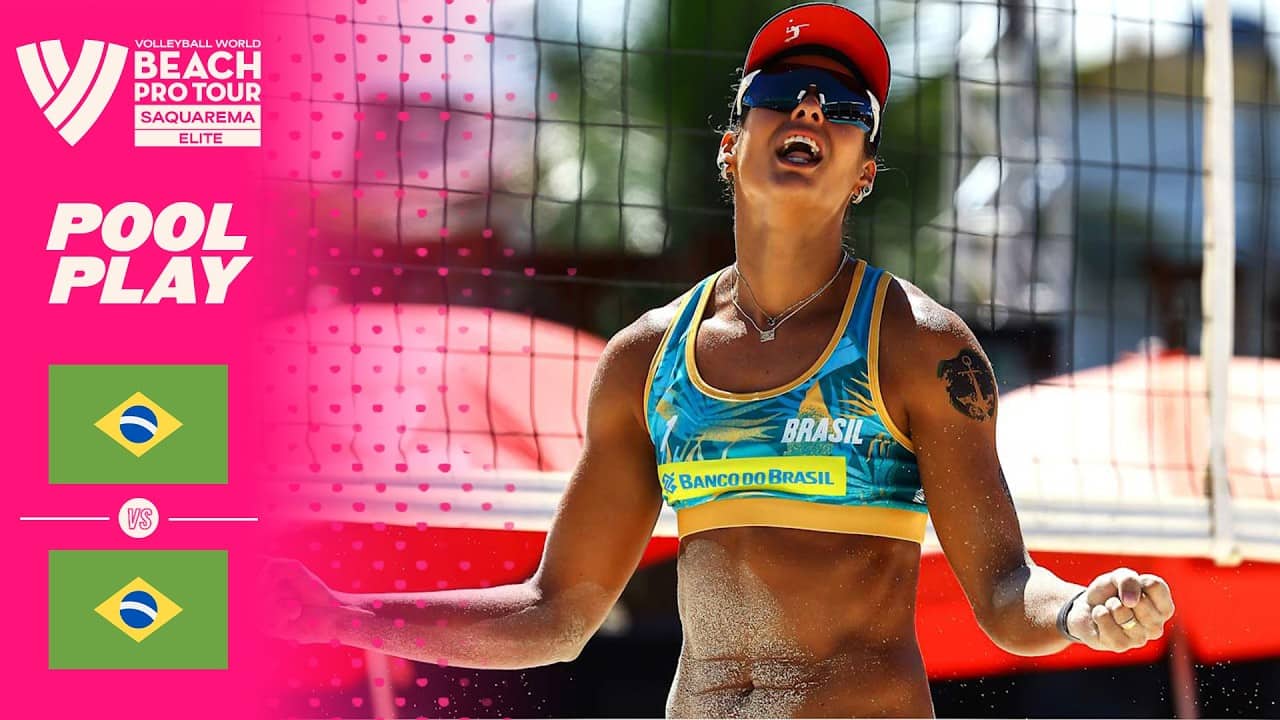Ana Patrícia/Duda vs. Andressa/Tainá - Pool Play Highlights | Saquarema 2026 #BeachProTour