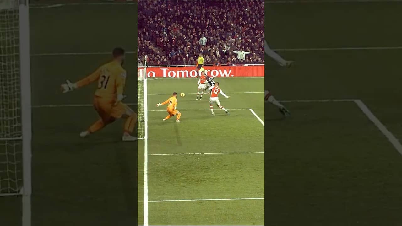 FANTASTIC FLICK FOR ARSENAL VS NEWCASTLE