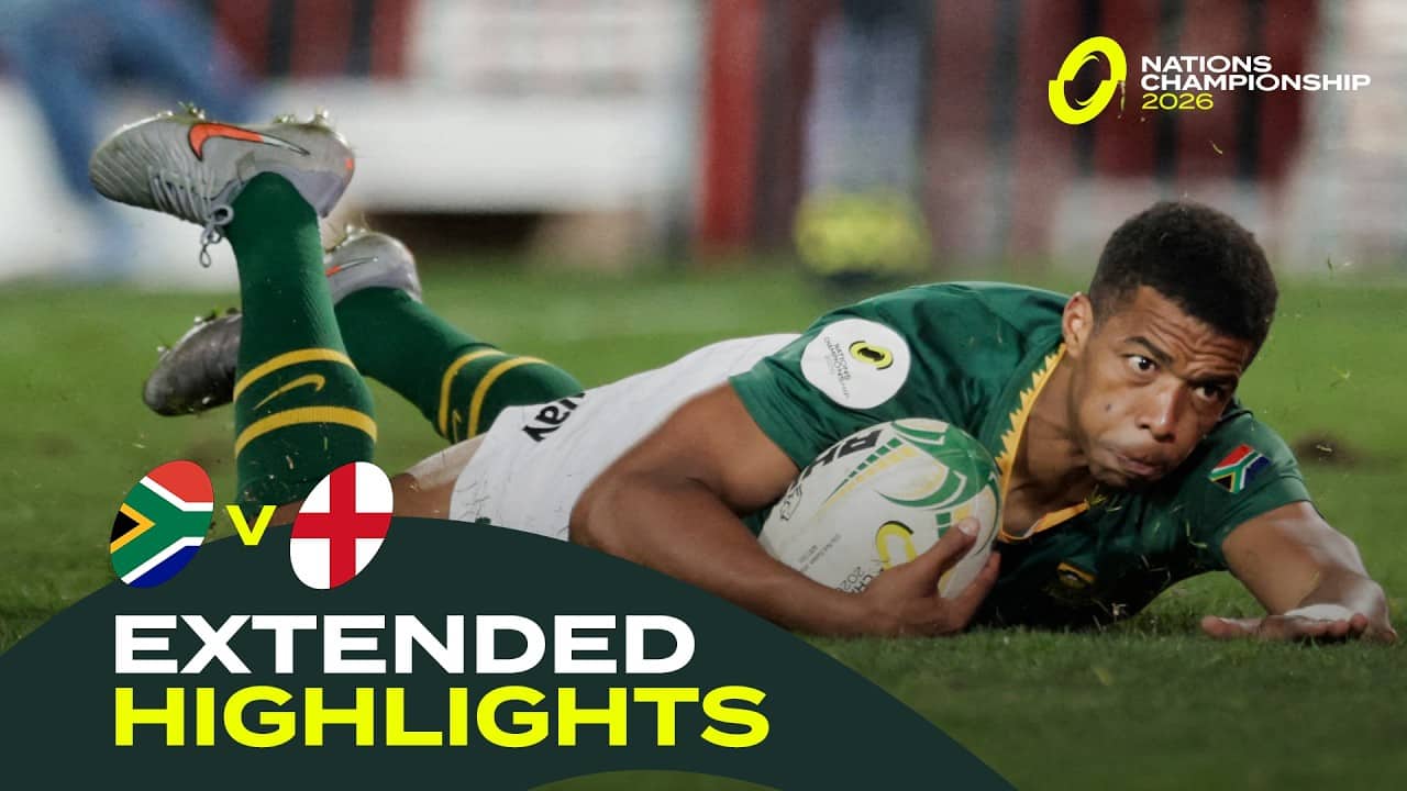 SENSATIONAL Springboks 💥 | South Africa vs. England | Nations Championship 2026 | Highlights