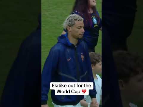 Hugo Ekitike will miss the World Cup with a ruptured Achilles tendon 💔