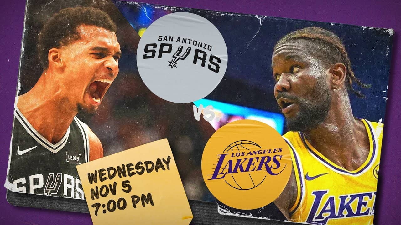 Los Angeles Lakers vs San Antonio Spurs (Audio Play-by-Play), 11/5/25
