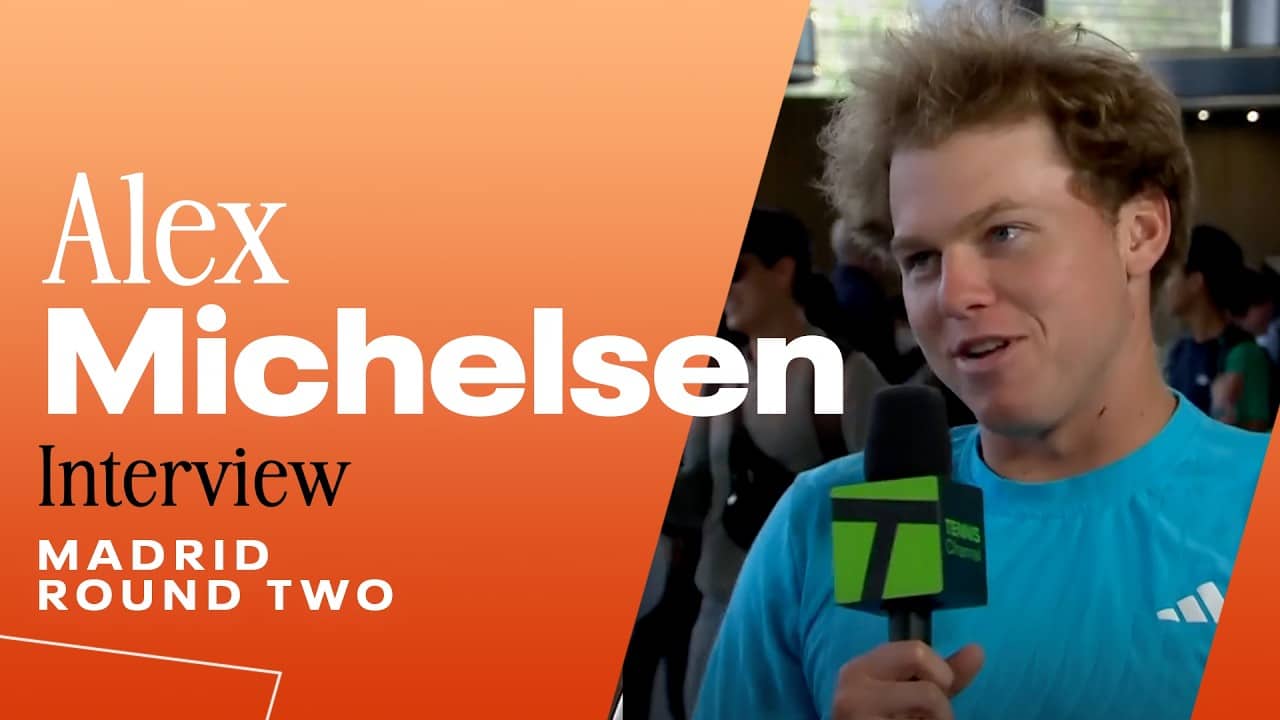 Alex Michelsen after winning the best clay match of his life 🤯 | 2026 Madrid