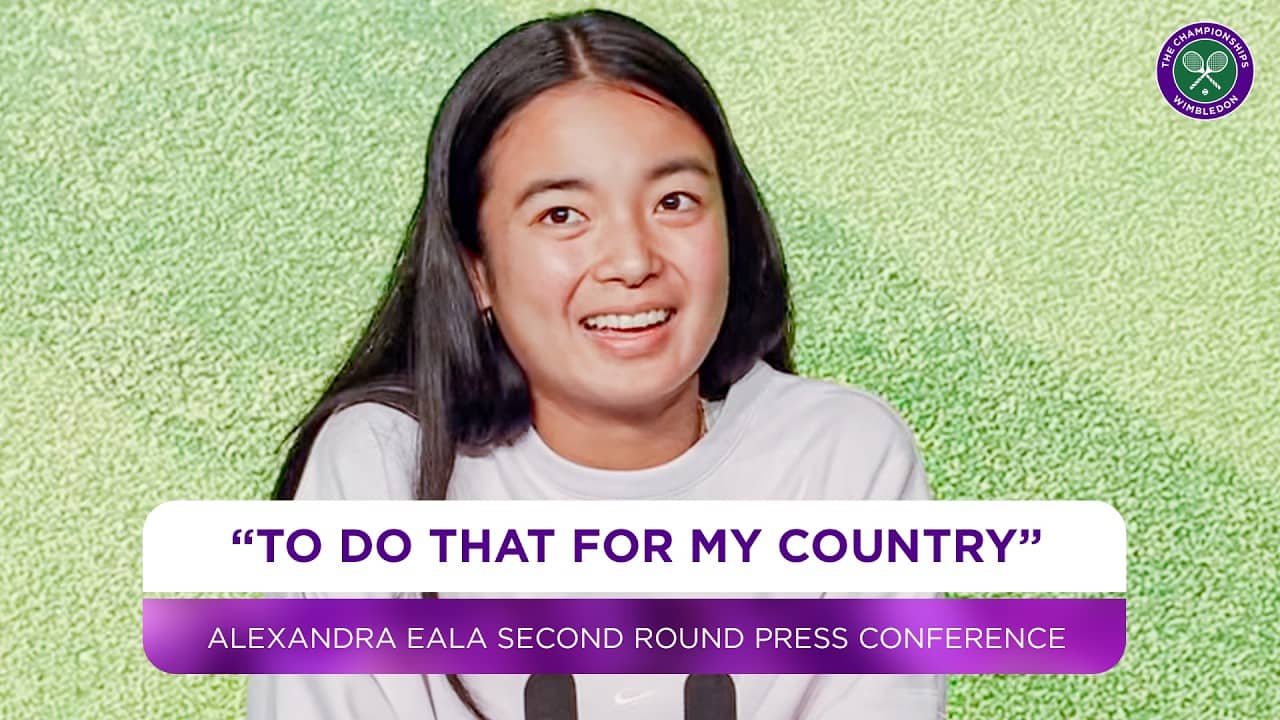 Alexandra Eala on her historic win | Second Round Press Conference | Wimbledon 2026