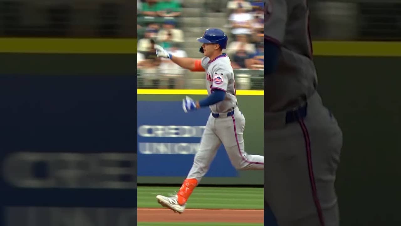Jared Young with a solo home run 💪 #mets #mlb #baseball #sports #highlights