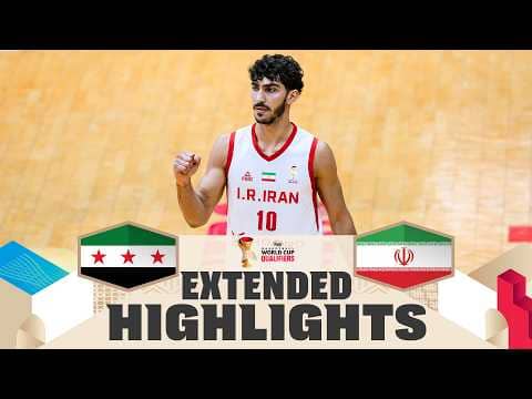 Syria 🇸🇾 v Iran 🇮🇷 | Extended Highlights | FIBA Basketball World Cup 2027 Asian Qualifiers