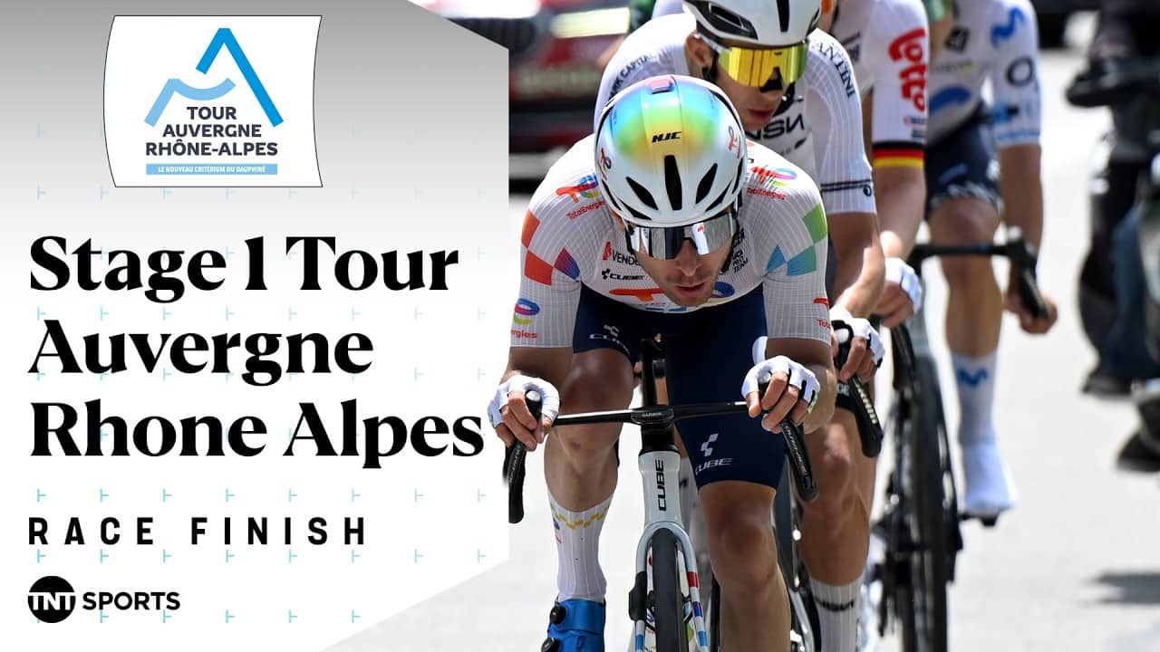 DOMINANT FINISH! 💪 | 2026 Stage 1 Tour Auvergne Rhone Alpes Final KM's | TNT Sports Cycling