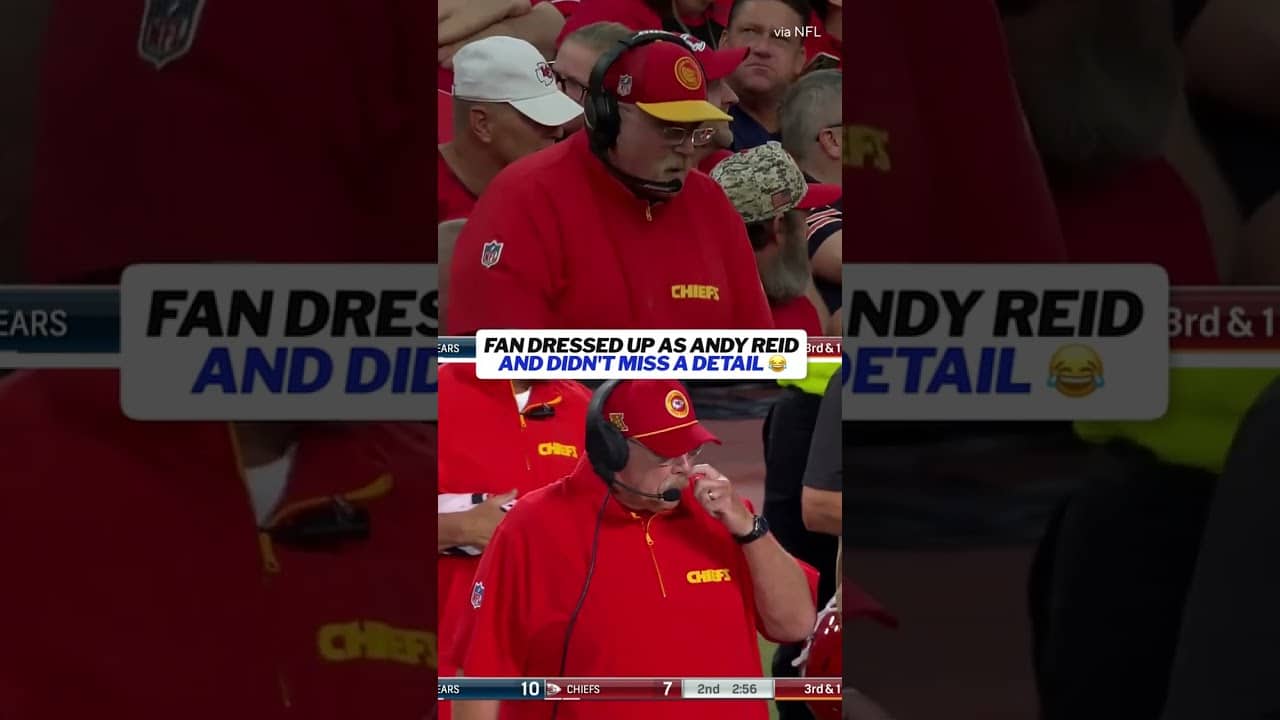 "That's as good an impersonation as you'll ever see of Andy Reid." #nfl  #football  #chiefs