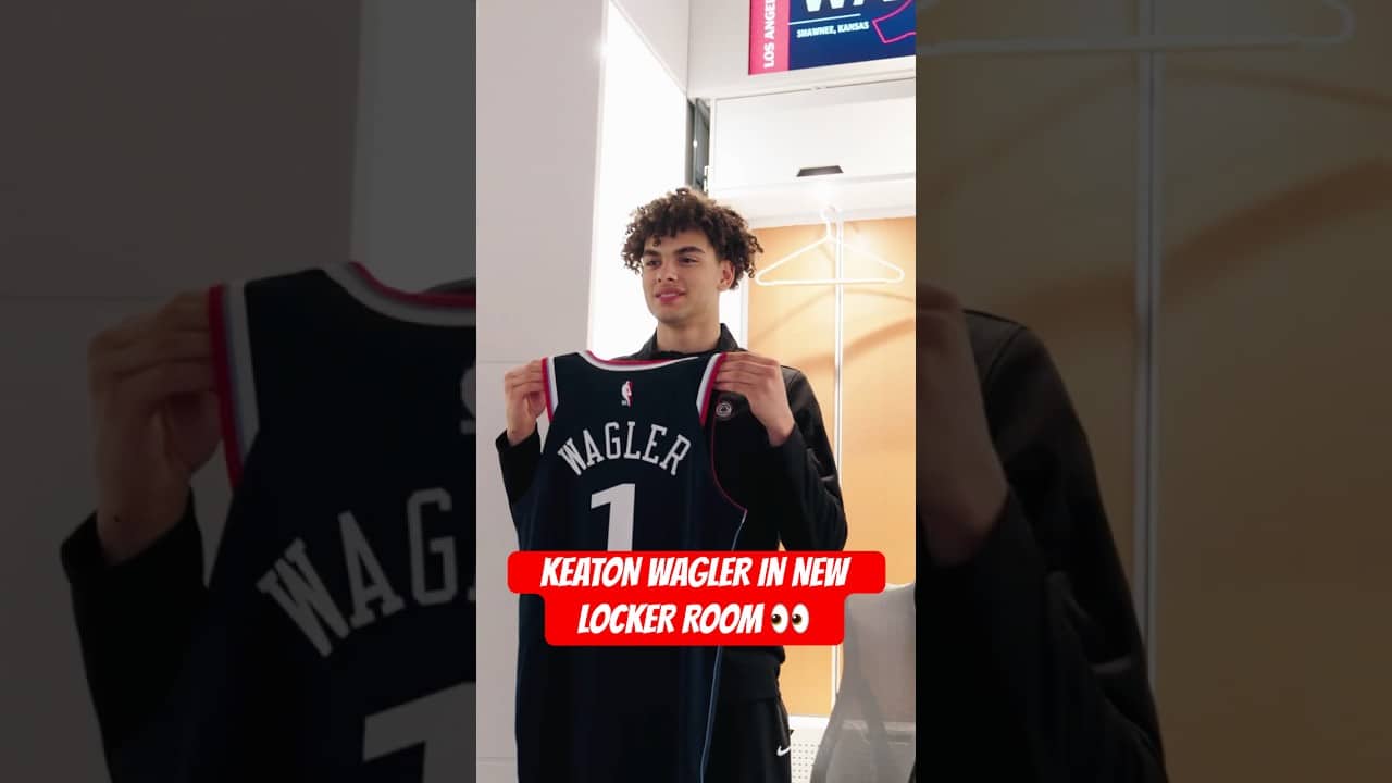 Keaton Wagler in new locker room 🤩 #shorts