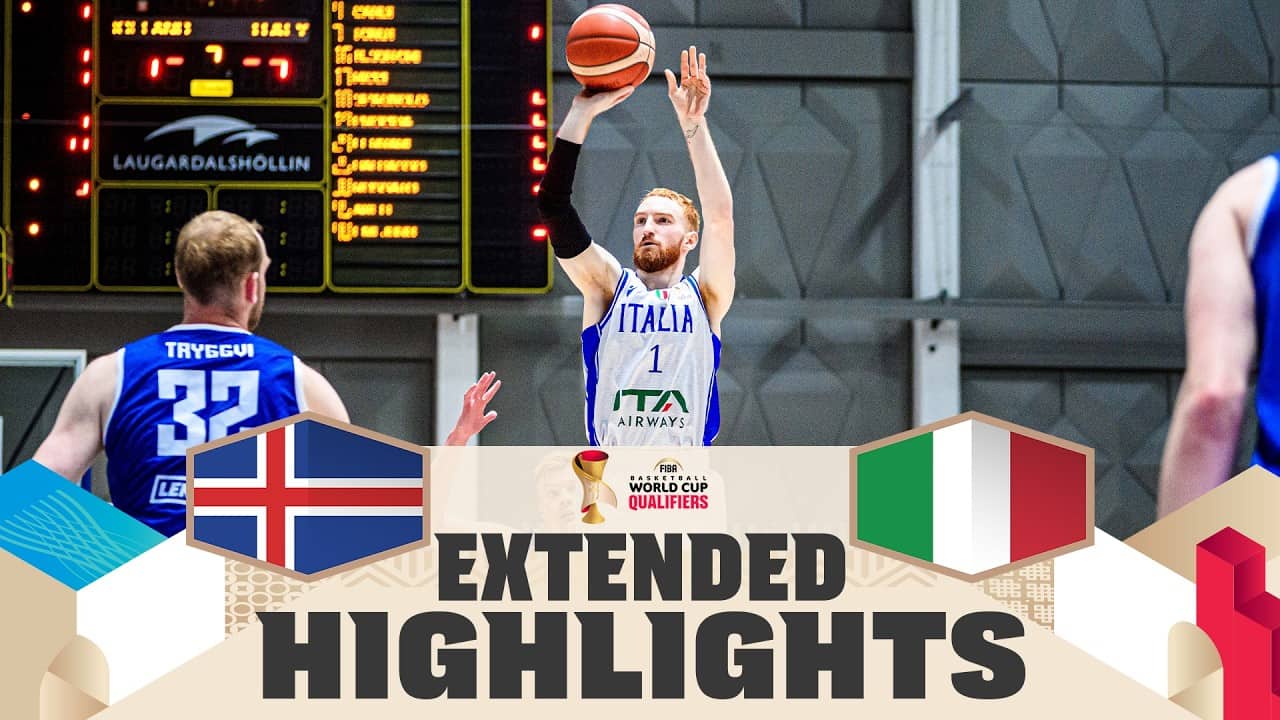 Iceland 🇮🇸 v Italy 🇮🇹 | Extended Highlights | FIBA Basketball World Cup 2027 European Qualifiers