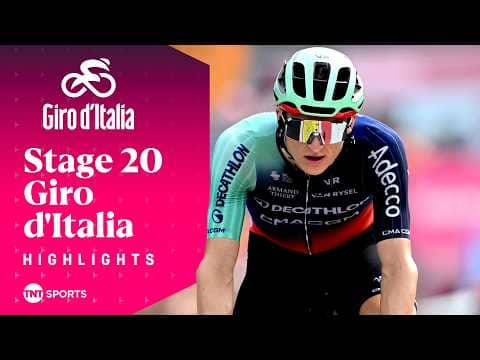 HE MAKES IT LOOK EASY! 🤩 | 2026 Men's Giro d'Italia Stage 20 Race Highlights | TNT Sports Cycling