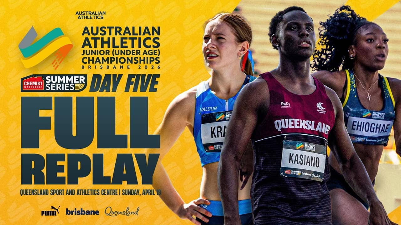 Day Five Full Replay | 2026 Australian Athletics Junior Championships