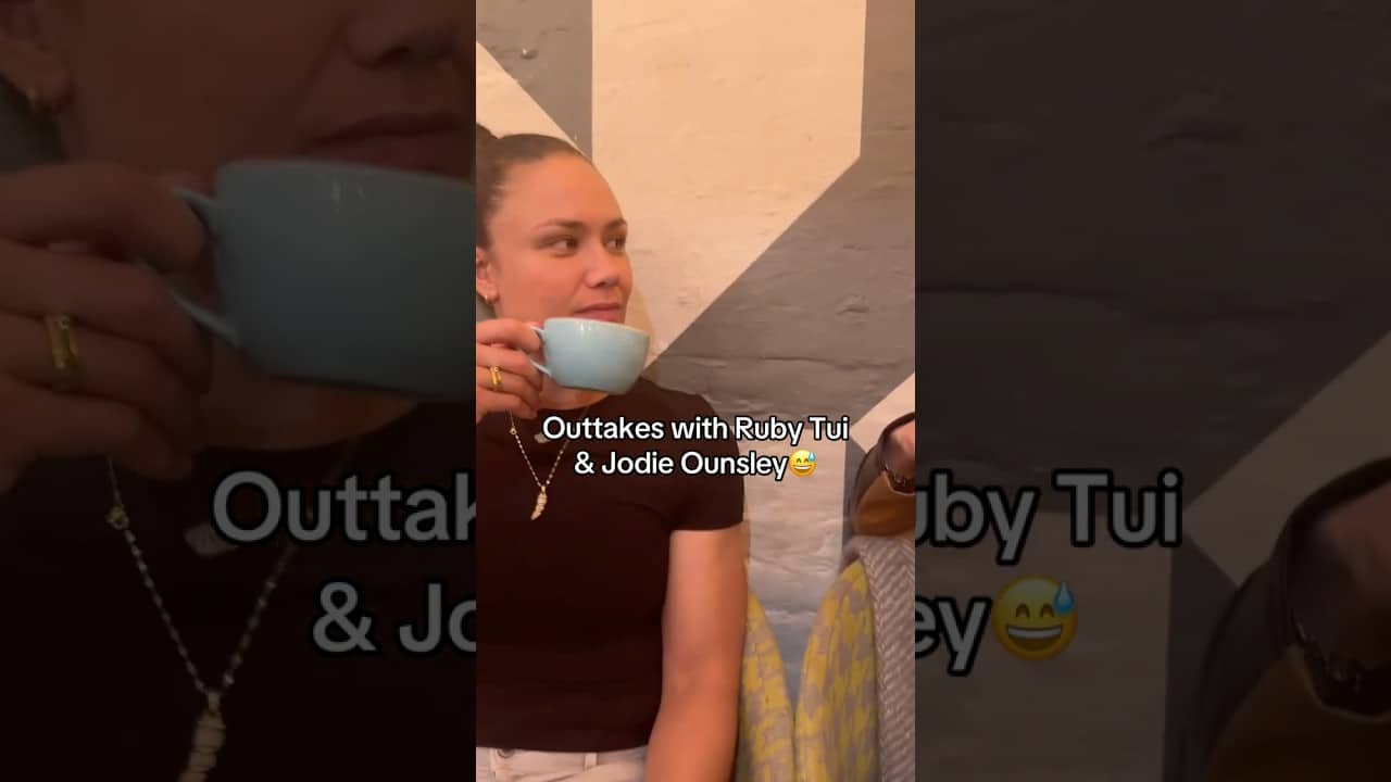 Ruby Tui & Jodie Ounsley Trailblazer Tea Bloopers 😂