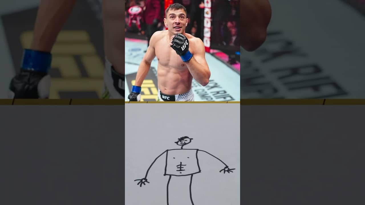 UFC Fighters draw their opponents! #ufcbaku
