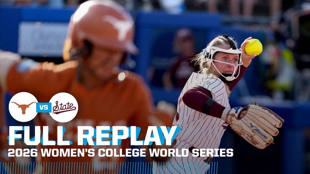 Texas vs. Mississippi State: 2026 Women's College World Series Elimination Game | FULL REPLAY