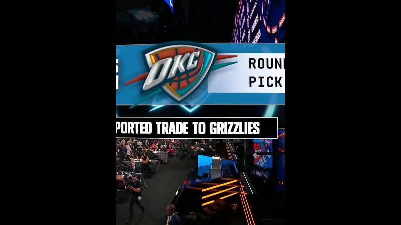 Memphis Grizzlies select Ebuka Okorie with No. 17 pick via OKC Thunder in the 2026 NBA Draft 🚨