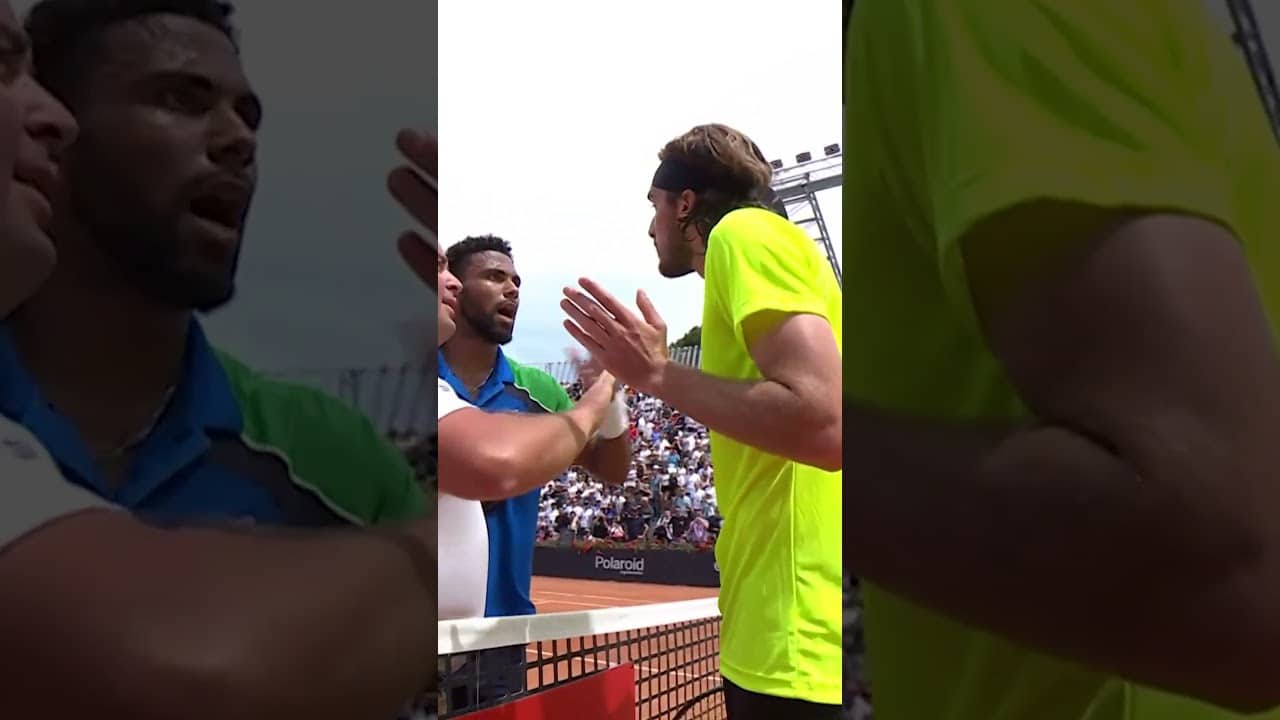 Tensions Rise In Tsitsipas vs Fils 👀
