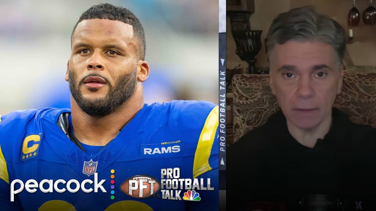 Aaron Donald possibly hints at unretirement with Instagram comment | Pro Football Talk | NFL on NBC