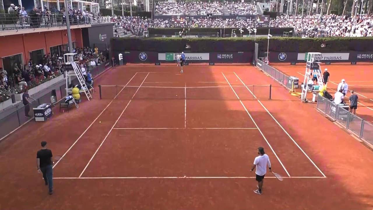 LIVE: Jannik Sinner's First Practice in Rome