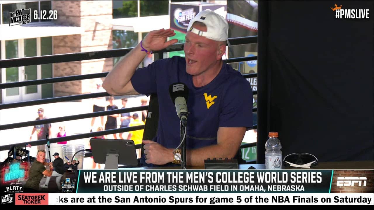 The Pat McAfee Show Live From The College World Series | Friday, June 12th 2026