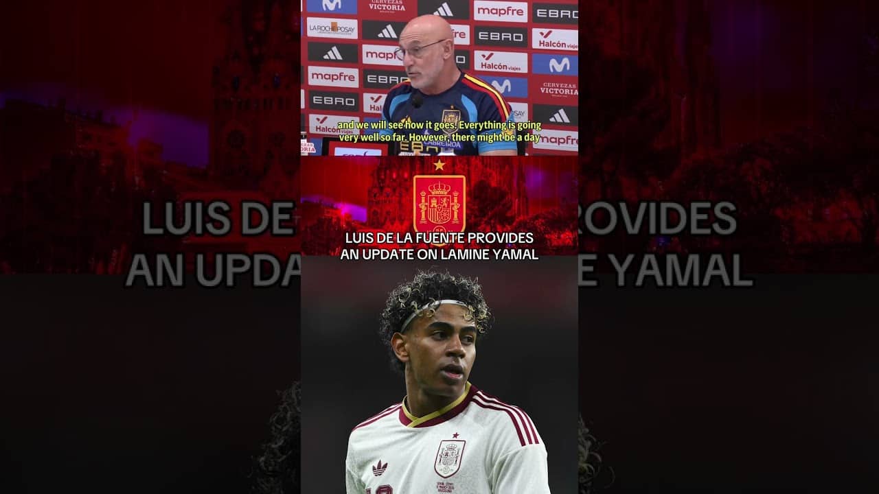 Luis de la Fuente speaks about Lamine Yamal's fitness ahead of Spain's friendly against Iraq