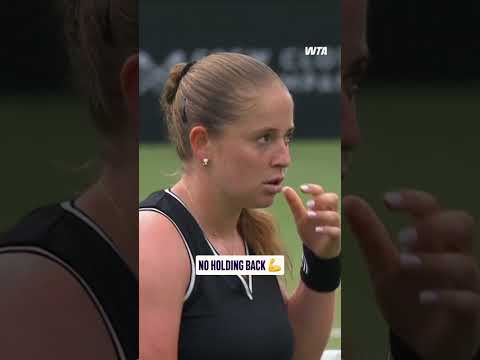 Roaring back 👏 Jelena Ostapenko continues to fight for her place in the Eastbourne final!