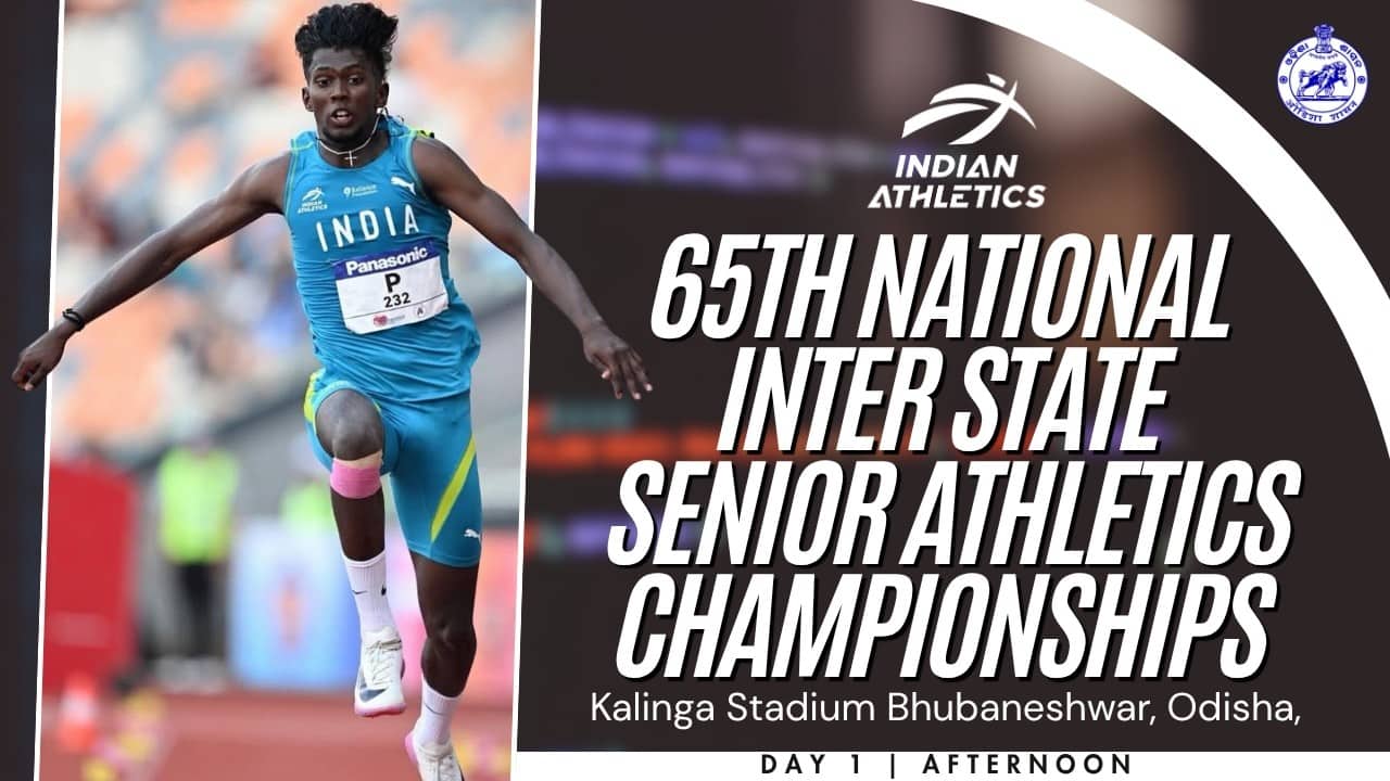 Day 1 LIVE (Afternoon Session) | 65th National Inter State Senior Athletics Championship 2026