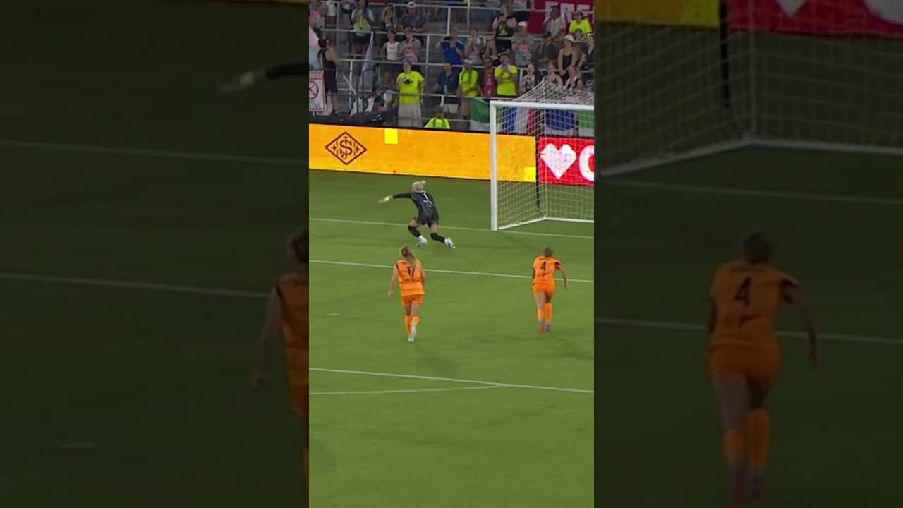 This. Is. What. She. Does. 🧱 Jane Campbell 🧤 #nwsl #soccer #football
