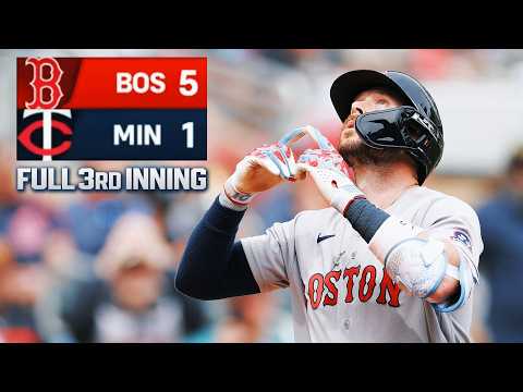 Trevor Story's 3-run home run punctuates Red Sox 5-run inning! (Full, uncut inning) | MLB Highlights