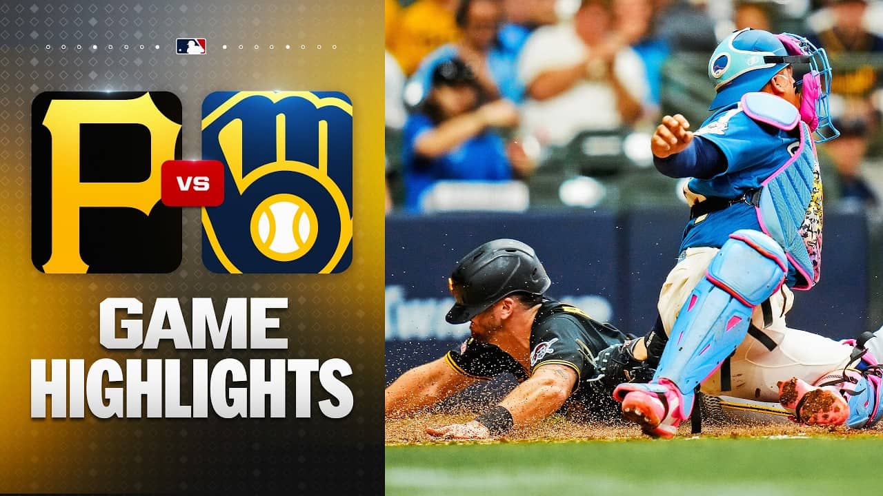 Pirates vs. Brewers Game Highlights (4/24/26) | MLB Highlights