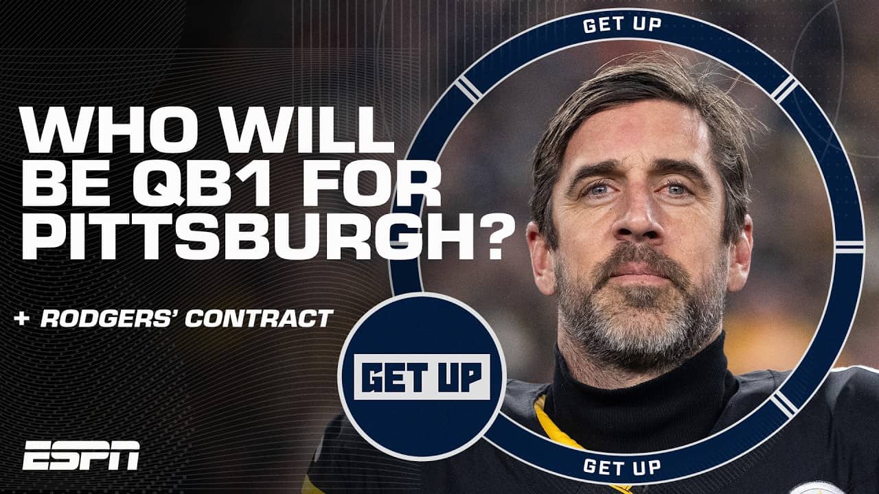Will Aaron Rodgers sign his 1-year contract with the Steelers? 🤔 | Get Up